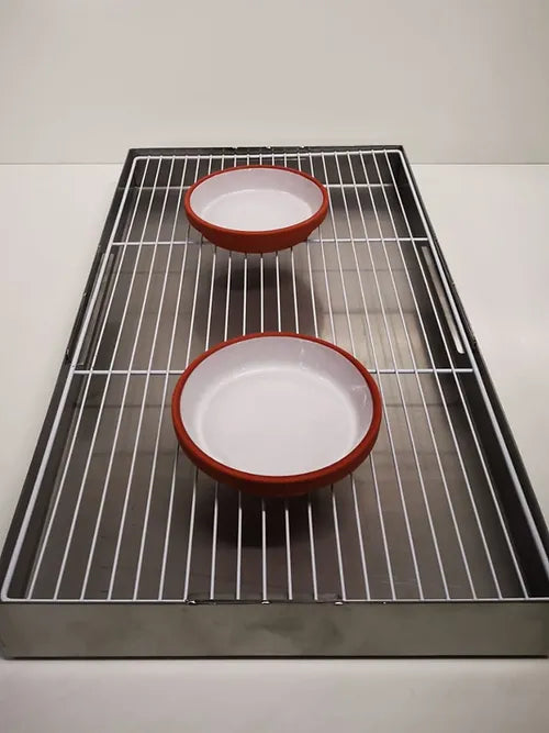 Feeding tray with floor grid (on order) Delivery time approx. 8 days