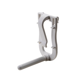 Cuttlefish shell clip holder with approach bar